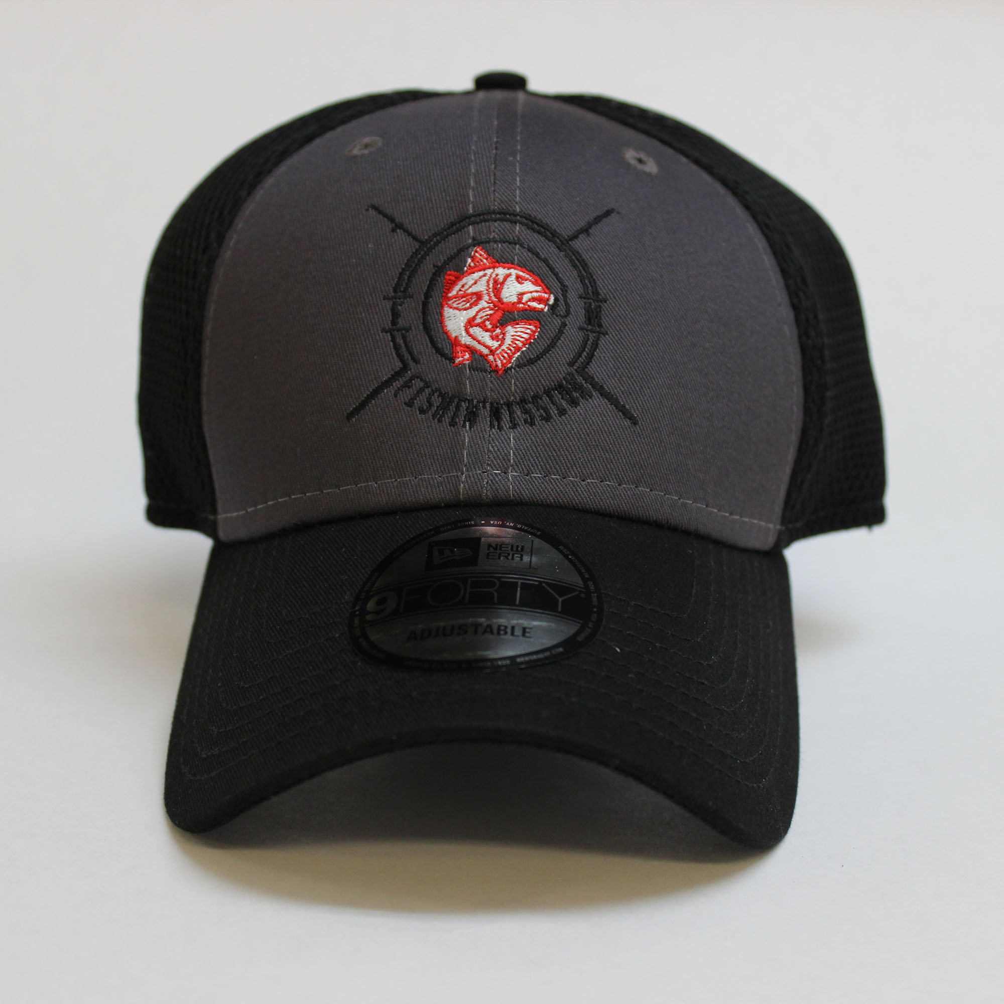 Black Fishin’ Mission Logo New Era Hat – Fishin Mission